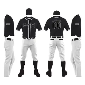 Uniforme de beisebol para homens, uniforme de beisebol de alta qualidade para esportes ao ar livre, material durável