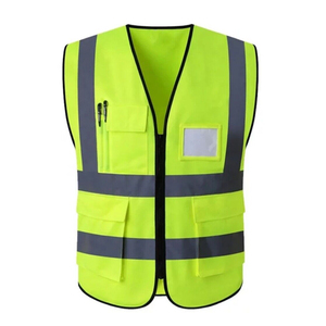Wholesale Custom 100% Polyester High Visibility Reflective <b>Security</b> Construction Jacket Safety Clothing with Reflective Vest - Product Image 4