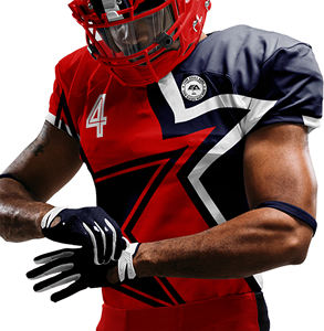 American Football Kit Soccer Sports Equipment Printed Uniforms Numbered <b>Shirts</b> Football <b>Padding</b> Manufactured Sports Wear - Product Image 2