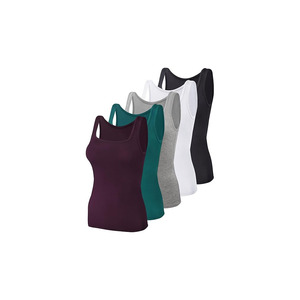 เสื้อกล้ามออกกำลังกายผู้ชายคอกลมแขนกุดระบายอากาศผ้าฝ้ายถัก - Product Image 4