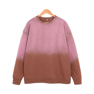 Pull décontracté pour femme, col rond, nouveau printemps automne hiver, broderie, manches longues, lavé, chaud, 100% coton, polaire, à carreaux - Product Image 1