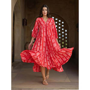 <b>Tropical</b> Modal Maxi <b>Dress</b>-House of Cards Edition Elegant Knee-Length Tank <b>Dress</b> - Product Image 5