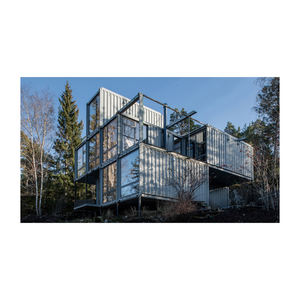 Contenedor de envío móvil listo modular prefabricado de acero ligero Casa de restaurante Edificio Casa de contenedor de bajo carbono - Product Image 1