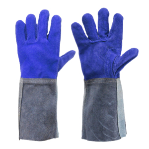 Gants de sécurité en cuir de vachette fendu de la meilleure qualité Texture lisse Résistant à la chaleur et au feu Protection élevée pour les travaux industriels - Product Image 4