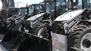 Hidromek 102S <b>Backhoe</b> <b>Loader</b> Diesel Wheel <b>Loader</b> White Construction Equipment with 1.4m Bucket 75KW Power Excavator Arm - Product Image 6