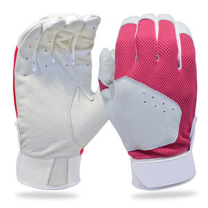 100% gants de frappeur de Baseball en cuir de vachette Original personnaliser la conception de Logo jeunesse adulte unisexe gants de frappeur légers - Product Image 4