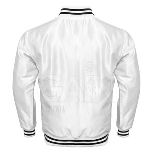 Chaqueta de equipo deportivo de alta calidad OEM chaqueta Super Unisex Letterman de satén chaquetas de invierno hechas a medida - Product Image 2