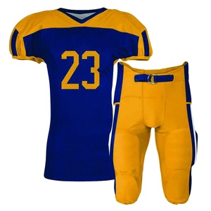 Maillot homme violet jaune quantité chemises blanc Anti-Football américain Style vêtements de sport âge - Product Image 1