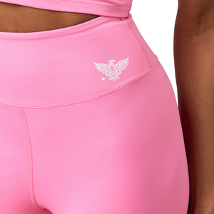 Women's Casual High Waisted Pink Breathable Gym <b>Leggings</b> <b>Seamless</b> Stretch Yoga Workout Running Fitness Training Compression - Product Image 5