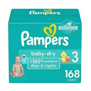 สำหรับผ้าอ้อมเด็กแบบใช้แล้วทิ้งผ้าอ้อมเด็กขนาด3เดือน (นับ168) นุ่มพิเศษผ้าอ้อมเด็กแบบใช้แล้วทิ้งระบายอากาศได้ดี - Product Image 3