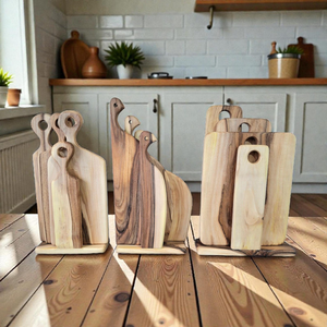 Planche à découper en bois et résine écologique faite à la main, design rectangulaire durable, passe au lave-vaisselle pour une cuisine saine - Product Image 3