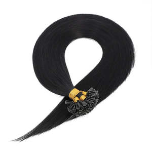 ต่อผมแบบเคราติน I-Tip ยาว 22 นิ้ว สีดำสนิท 1B ผมแท้รัสเซีย Remy Virgin - Product Image 5