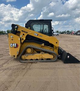 Cargadora de oruga compacta CAT 255 bastante usada original, cargadora de dirección deslizante articulada a la venta, cargadora de dirección deslizante CAT a la venta - Product Image 6