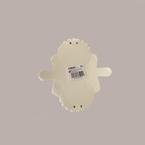 20 cajas redondas blancas pequeñas en forma de nube de 58x40x85mm para confeti de boda. - Product Image 1