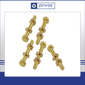 Pernos de cabeza hexagonal de rosca completa forjados DIN933 de latón macizo, para una sujeción segura - Product Image 3