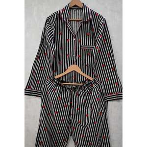 Cotton Hand Block Print Breathable Quick Dry Soft Luxury <b>Summer</b> Casual <b>Pajama</b> Set Indian Floral Nightwear <b>for</b> <b>Women</b> - Product Image 4