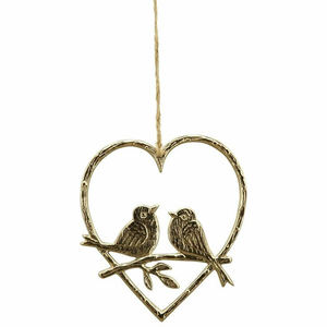 La mejor calidad, precios baratos, productos, adornos, pájaros en corazón, colgante, colgante decorativo de Navidad - Product Image 4