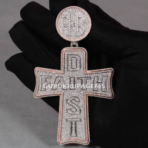 สำหรับทุกเพศ925สเตอร์ลิงเงิน VVS ความชัดเจนจี้เพชร Moissanite ทันสมัยออกแบบให้ดูไม่ซ้ำใครของขวัญสไตล์ฮิปฮอป - Product Image 6