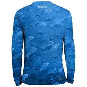 Chemises de protection UV imperméables à capuche, manches longues, pour la pêche, avec logo personnalisé, UPF50, unisexe, polyester, séchage rapide - Product Image 2