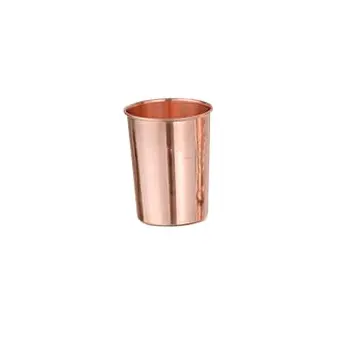 Modern Design Pure Copper Tumbler Hammered Round Glass Drink ware Copper Glass Cup Wholesale Manufacturer Made In India