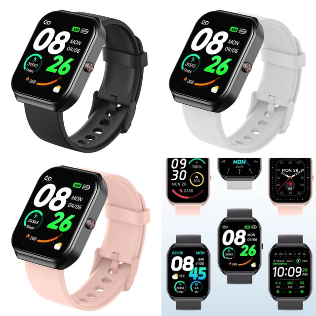 Wholesale Oem Odm Square Screen Smart Watch Custom Logo Manufacturer for Sports Fitness