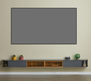<span class=keywords><strong>Meuble</strong></span> <span class=keywords><strong>TV</strong></span> mural <span class=keywords><strong>suspendu</strong></span> de luxe léger, style moderne et épuré, idéal pour salon et petit appartement - Product Image 2