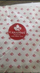 Hot Selling Food <b>Wrapping</b> <b>Paper</b> with Custom Printed Logo Design Grease Proof Food <b>Wrapping</b> <b>Papers</b> for Food Items Packaging - Product Image 2