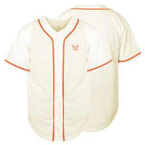 Maillot de baseball en stock, marque privée, robuste et respirant - Product Image 1