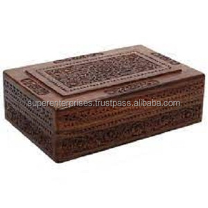 Indian Handicraft Cutwork Embossing Jewelry <b>Boxes</b> Multiple Wood Jewellery 2025 Jewellery Storage Packaging Box From High Quality - Product Image 1