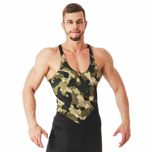 Débardeurs pour hommes Meilleur design Vêtements de sport Débardeur d'entraînement Offre Spéciale Col rond Vêtements d'entraînement Débardeur rapide pour hommes - Product Image 3
