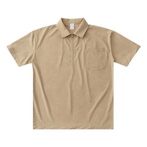 Vente en gros de qualité supérieure personnalisée logo personnalisé polos de sport à fermeture éclair quart de grande taille en coton pour hommes - Product Image 6