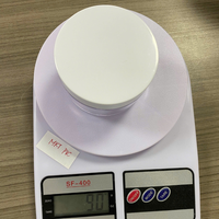 Pot cosmétique en PETG de 150ml avec bouchon à vis blanc Pot de crème vide transparent pour emballage de masque facial au beurre corporel de soins de la peau