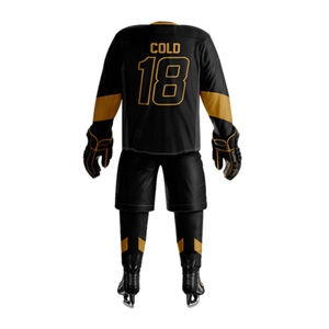 Uniforme de hockey sobre hielo de alta calidad Conjunto de ropa de equipo de camisetas de hockey sobre hielo hecho a medida con logotipo y diseño personalizados - Product Image 5