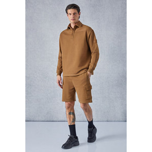 Sudadera GRIMELANGE Aatrox para Hombre, Cuello Polo, Cierre de Botones, Manga Larga, Corte Regular, Detalle Bordado - Product Image 4