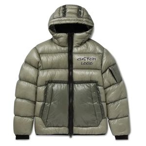 Veste matelassée de haute qualité pour hommes en gros manteau en duvet épaissir extérieur polaire hiver veste matelassée à bulles pour hommes - Product Image 1