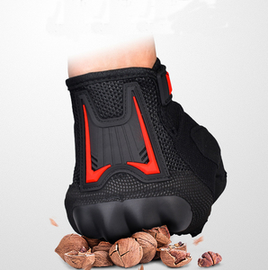 Guantes de Carreras Negros y Rojos de Verano, con Protección para los Nudillos, Transpirables, de Malla, Impermeables, con Pantalla Táctil, para Motocross - Product Image 5