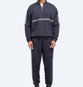 Ensemble de survêtement pour homme, nouveau design, manches longues, tenue de sport, survêtement à séchage rapide pour homme, vêtements d'entraînement sportif, survêtement en gros - Product Image 1