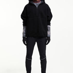 Sublimation Print Men <b>Hoodies</b> Wholesale Cotton <b>One</b> <b>Piece</b> Zipper Collar Men's Clothing Oversized Sweat Printing Hoodie - Product Image 4