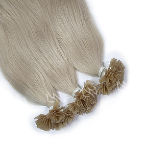 Extensions de tissage de cheveux humains doux et forts | Extension de cheveux humains vietnamiens Pointe plate Extensions de cheveux bruts Pointe de kératine LINU H - Product Image 5
