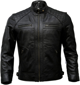 Latest Design 2025 <b>Men</b> Leather <b>Jacket</b> With Collar Wholesale Low Price Best Quality Manufacture Unique Color <b>Jacket</b> for Man - Product Image 1