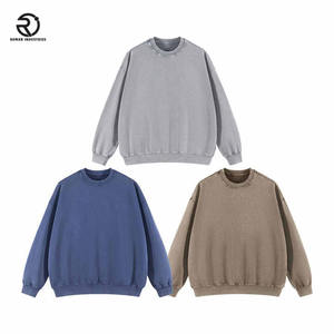 เสื้อสเวตเตอร์สำหรับผู้ชายเสื้อสเวตเตอร์มีฮู้ดสไตล์สตรีทแวร์ผ้าหินพิมพ์ลายตามสั่ง - Product Image 1