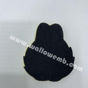 Insigne béret en fil métallique de Singapour de qualité supérieure insigne Logo personnalisé brodé à coudre uniformes de haute qualité en taille personnalisée - Product Image 3