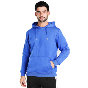 MELBO SPORTS High Quality 100% Cotton Regular Fit Lightweight Solid Color Men's <b>Hoodie</b> with Pocket Quick Dry & Breathable Fabric - Product Image 1