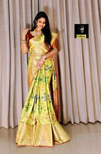 Banarasi Handloom fiesta y boda Los mejores saris al por mayor en India - Product Image 5