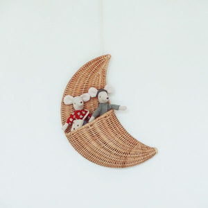 Adorno Decorativo de Pared con Diseño de Luna Creciente para Habitación Infantil, en Dos Colores, para Bebés y Niños - Product Image 4