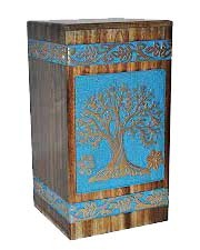 Urnas de cremación de madera modernas hechas a mano para urnas funerarias y funerarias decorativas masculinas y femeninas a bajo precio - Product Image 5