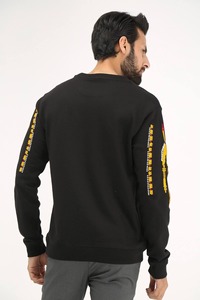 Vente en gros de sweatshirts coupe-vent à manches longues 100% coton à col ras du cou pour hommes d'hiver avec logo personnalisé-Service OEM - Product Image 6