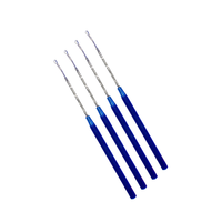 Aiguille à crochet en acier inoxydable de qualité chirurgicale supérieure pour extensions de cheveux, petit outil DIY pour extensions capillaires