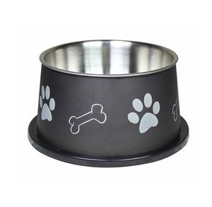 Bol à nourriture pour chien en acier inoxydable, écologique, moderne, fait à la main, forme arrondie, pour une utilisation en intérieur et en extérieur - Product Image 5
