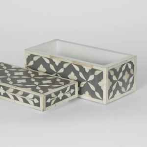 กล่องเครื่องประดับแฮนด์เมดสำหรับผู้หญิงกล่องใส่ของฝังกระดูกสำหรับใส่แหวนสร้อยคอ2025 - Product Image 1